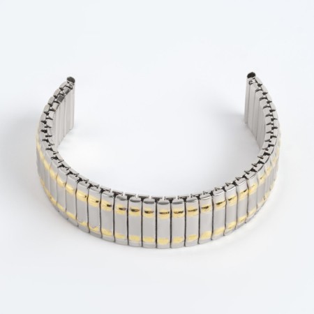 Solomon watch strap, 18 mm, metal, L-15.5 cm, corrugated-1