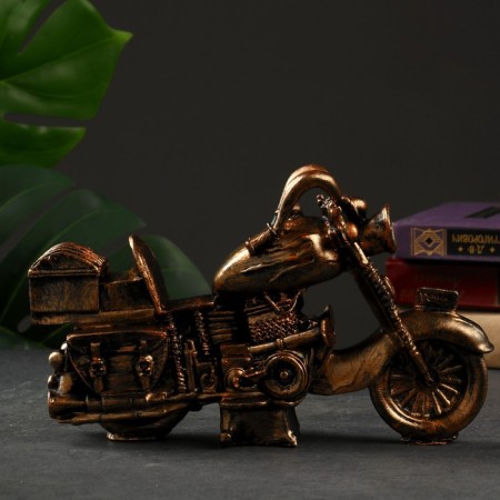 Figure "Motocycle" Bronze, 16x26x6cm-4