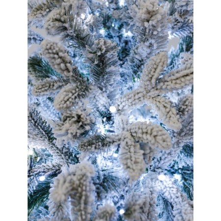 Artificial spruce Green Trees Baroque, premium, snowy, with lighting, 180 cm-5