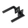 Separate handle Lockland 005 BL, black color