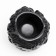 Kashpo - organizer "David's head, large" black, gold, 16 cm