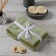 Set of terry towels and I "Green" 30x30 cm - 3 pcs, 100% HL, 340 g/m2