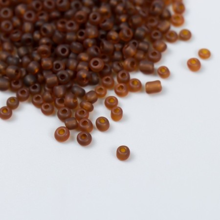 Beads "Zlatka" 08/0, 3 mm, 10 g 0013m brown