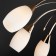 Ceiling chandelier with Ginevra, 40W, E14, 70x70x37 cm