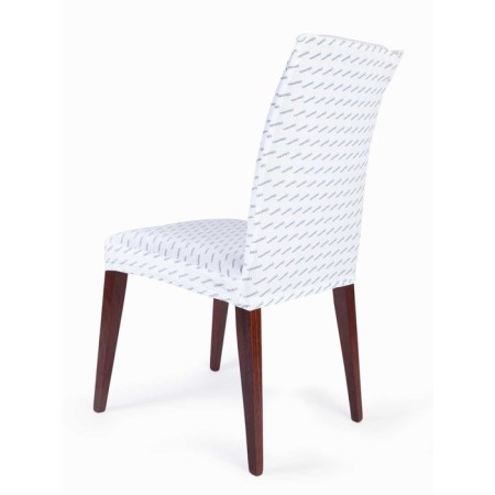 Czech for a chair "pleasant snowflakes", decorative, velor-5