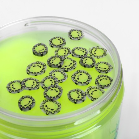 Two -layer slime "Sea" with charming, yellow, 350 g-8