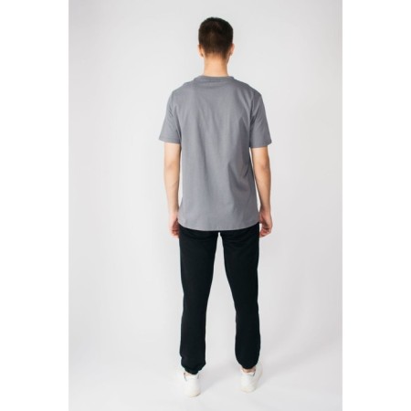 Male T -shirt, size 54, gray color-1