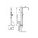 The shower system Vincea NEXT VSFS-1N0TCH, thermostat, tropical shower, shower, chromium
