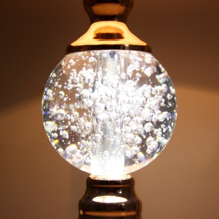 Board lamp “Leila” E27 40W gold 25x25x44 cm-6