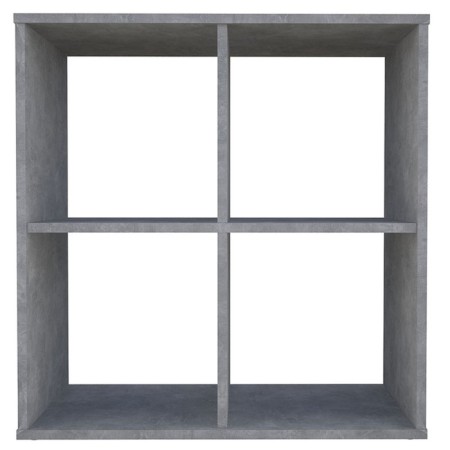 Polini Home Smart rack, 4 sections, color concrete-1