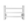 The electric heated towel "Sanprise" Quadro P6, 400x600 mm, universal, white