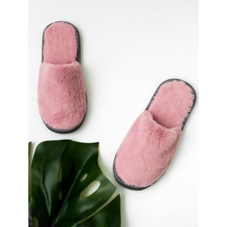 Slippers female closed nose, size 39-41, color dusty rose-5