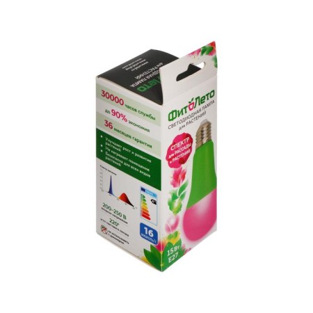 LED Fitolamps Uniel, A60, E27, 15 W, 250 V, 220 °, multi -constituent-2