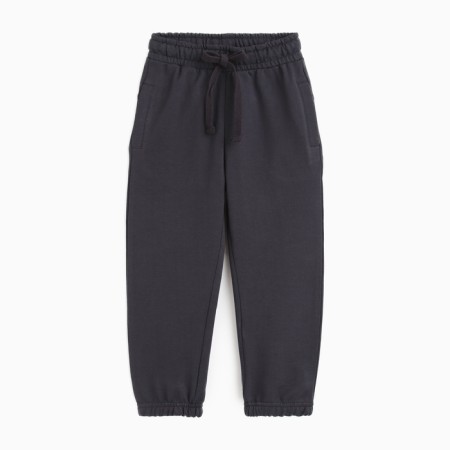 Pants for a boy, dark gray color, height 104 cm