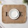 Serving napkin on the table "Love", 40 × 30 cm, beige color