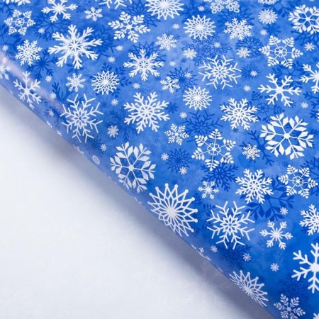 Glossy packaging paper "Snow Waltz", 50 x 70 cm, New Year-3