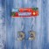 Christmas tree decoration "Unicorn" (set 2 pcs) 4x3.5 cm, transparent