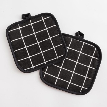Kitchen set (2 objects) of the “cage” shade, black color, a brush 17x17 cm - 2 pcs, 100% p/e-1