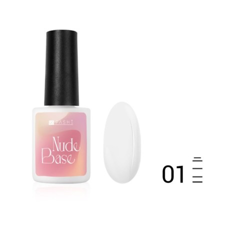 Color base Pashe Nude Base, No. 01 Silver valley, 9 ml