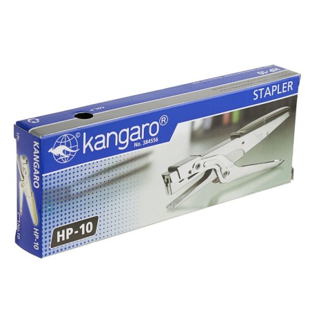 Stapler Kangaro HP-10 No. 10, up to 20 sheets, for sewing on weight, steel, mix-4