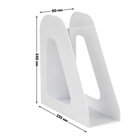 Paper tray Vertical Istanm Favorite, White, Width 90mm-2
