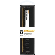 Memory DDR4 8GB 2666MHz DigMA DGMAD42666008D RTL PC4-21300 CL19 Dimm 288-PIN 1.2V Dual Rank 100449