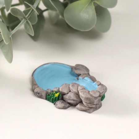 Figure for Florarium Polystone "Pond in the Garden" 5.4x1.6 cm-1