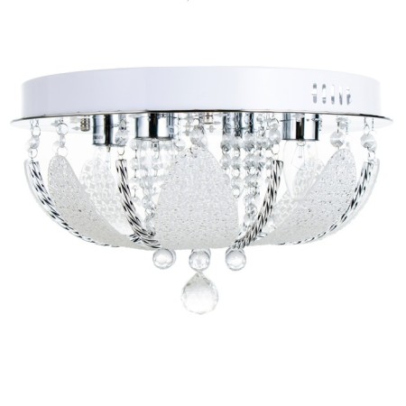 Svetogor chandelier "Zvezda" 4x60W E27 LED lighting chrome 40x40cm-13
