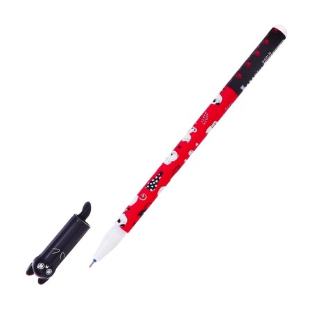 Blue blue handle with erased mazari "CATODREAM" + 9 rods included, needle -off writing node 0.5 mm, thermal -sensitive ink mix-2