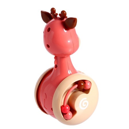 Developing toy "Olenenok Robbie", pink color-4