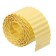 Border tape, 0.1 × 9 m, thickness 0.6 mm, plastic, corrugation, yellow, Greengo