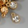 Decor for creativity Metal "Diamond in the frame" set of 10 pcs 0.6x0.6 cm