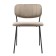 Eirill chair, 530 × 590 × 770 mm, velor, color light brown
