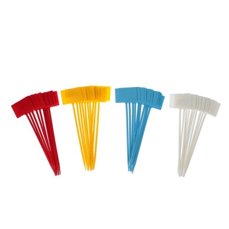 Garden signs for marking, 34 cm, set 10 pcs., Plastic, color mix, Greengo-13