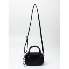 Women's bag, 20*9*12, lightning departure, belt lengths, black