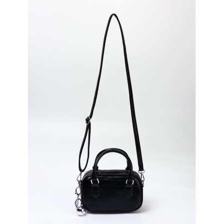 Women's bag, 20*9*12, lightning departure, belt lengths, black