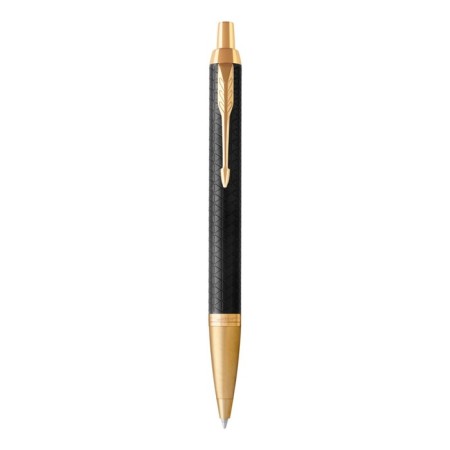 Ballic handle Parker Im Premium K323 Black GT M, stainless steel case, blue ink (1931667)-1