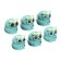 Mechanical sharpener with container owl green