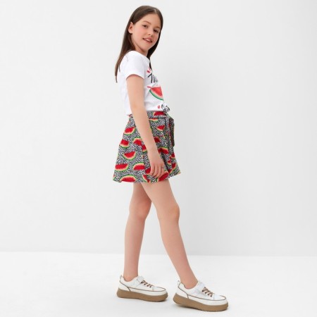 Suit for girls, white color, height 134 cm-2