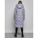 Coat insulated winter female, size 44, blue color