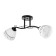 Aurora chandelier 2he27 40W Black 48x26 cm