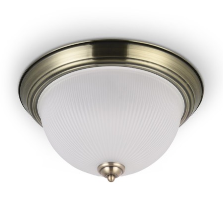 Freya FR2913-CL-02-BZ Planum, 330x330x209 mm ceiling lamp, E27, 2x60W, bronze color-1