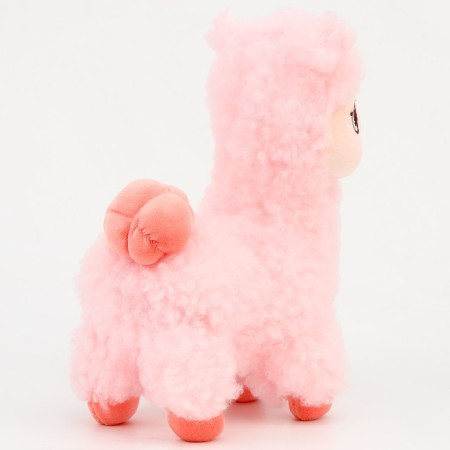 Soft toy "Lama", 25 cm, pink color-2
