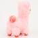 Soft toy "Lama", 25 cm, pink color