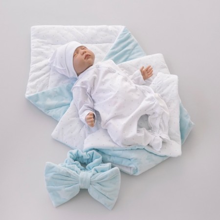 Kinderlitto “New Stars” discharge kit, 4 items, height 50-56 cm, blue color-3