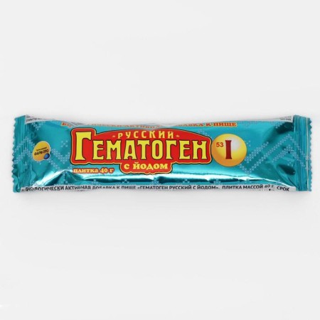 Russian hematogen with iodine, 40 g