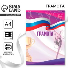 Diploma of A4 sports 
