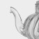 Glass teapot with glass sieve of the Dilan “Diana. Grace ", 400 ml