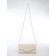 Female bag on magnet, cream color