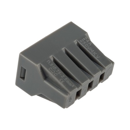 Express Klem with Paste QMS 773-308, 8-wire up to 2.5 mm², gray (50 pcs/° C) rexant-1